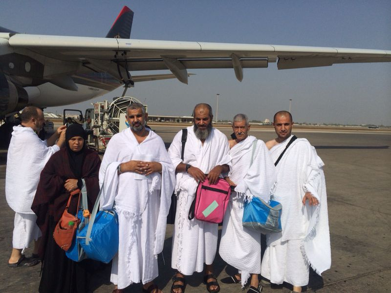 بالصور: وصول حجاج مدينة الرملة إلى الديار الحجازية بسلام